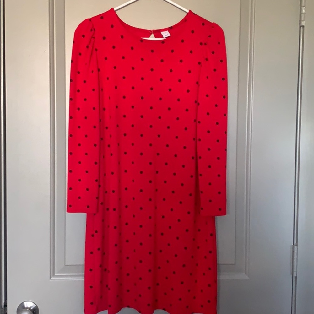 LIKE NEW! Red Polka Dot Dress